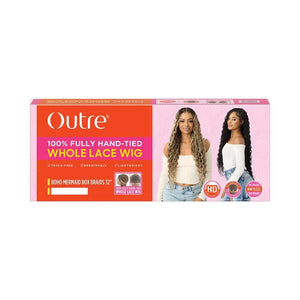Outre 100% Fully Hand-Tied Whole Lace Wig - Boho Mermaid Box Braid 32"