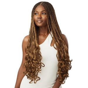 Outre 13x4 Braided Lace Wig - French Curl Box Braid 32"