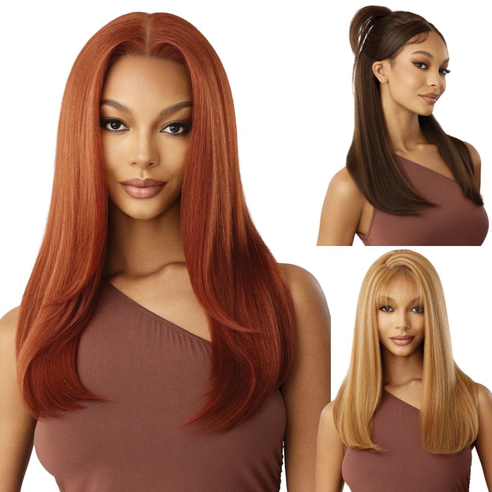 Outre 5x5 HD Lace Closure Wig - HHB-Natural Yaki 22 display picture 3