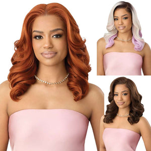 Outre Airtied Human Hair Blend 13X6 HD Lace Frontal Wig - HHB-Soft Curls 18"