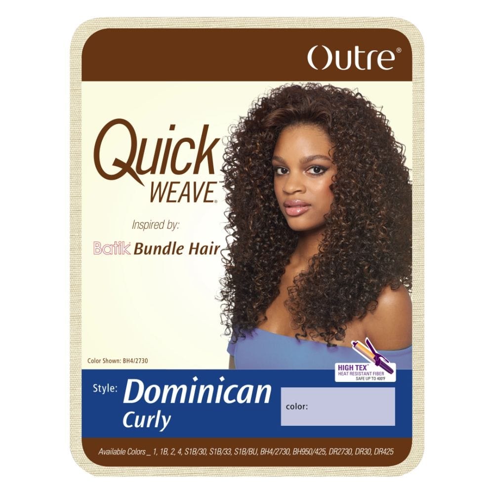 Outre Batik Quick Weave Half Wig Dominican Curly