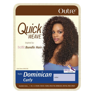 Outre Batik Quick Weave Half Wig - Dominican Curly