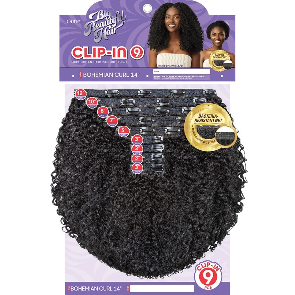 Outre Big Beautiful Hair Clip-In Extension 9pcs - Bohemian  display picture 3