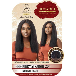 Outre Blowout Collection Human Hair Lace Wig - Kinky Straight 20"