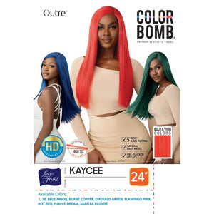 Outre Color Bomb HD Transparent Lace Front Wig - Kaycee
