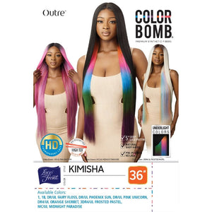 Outre Color Bomb Synthetic HD Lace Front Wig - Kimisha