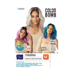 Outre Color Bomb Underlight Lace Front Wig - Marina