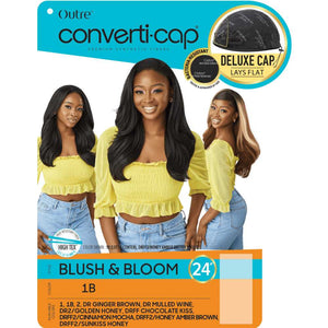 Outre Converti-Cap Synthetic Half Wig - Blush & Bloom