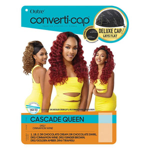 Outre Converti-Cap Synthetic Half Wig - Cascade Queen