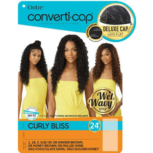 Outre Converti-Cap Synthetic Half Wig - Mermaids Kiss