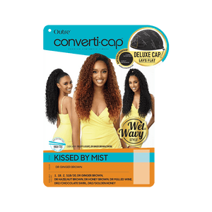Outre Converti-Cap Wet & Wavy Half Wig - Kissed by Mist