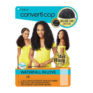 Outre Converti-Cap Wet & Wavy Half Wig - Waterfall In Love