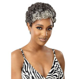 Outre Fab & Fly 100% Human Hair Gray Glamour Wig - Dina
