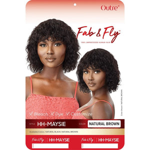 Outre Fab & Fly 100% Unprocessed Human Hair Wig - Maysie