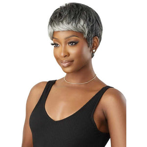 Outre Fab & Fly Gray Glamour 100% Human Hair Wig - HH-Arlette