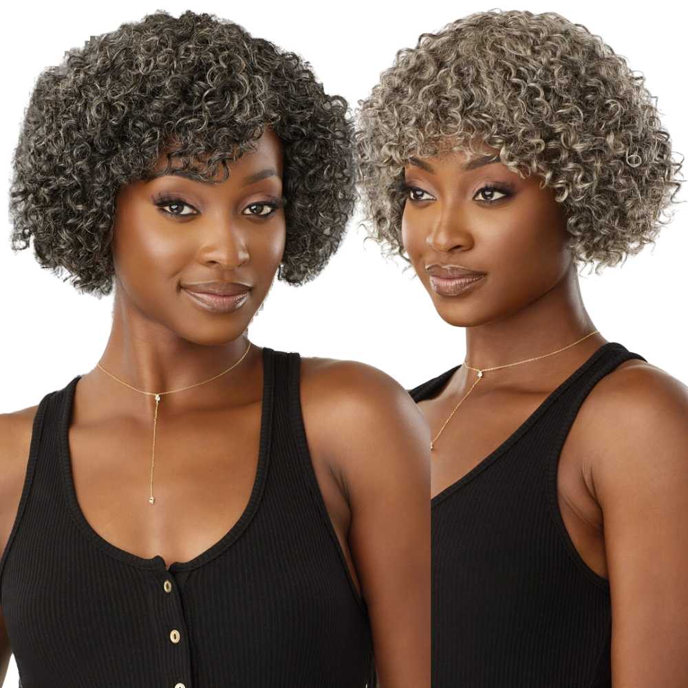 Outre Fab & Fly Gray Glamour 100% Human Hair Wig - HH-Randy