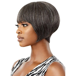 Outre Fab & Fly Gray Glamour Human Hair Wig - HH-Harriet