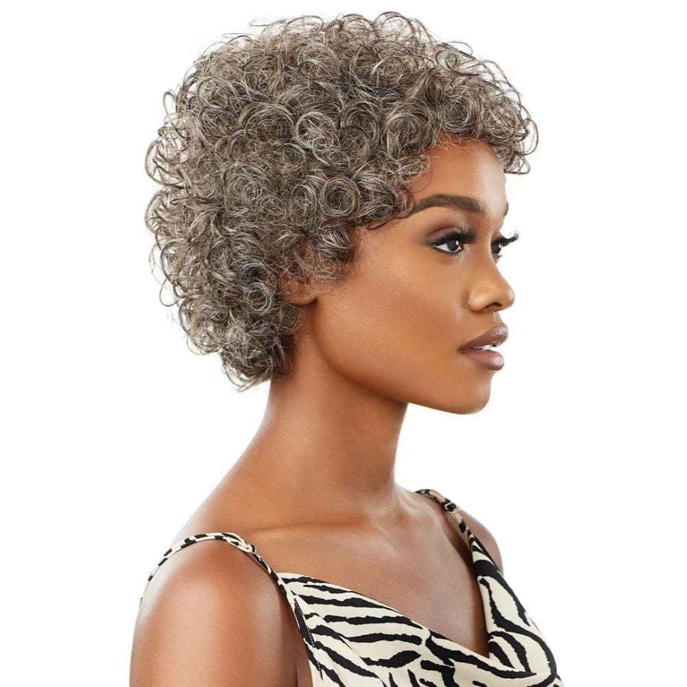 Outre Fab & Fly Gray Glamour Human Hair Wig - HH-Veronica