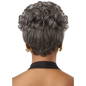Outre Fab & Fly Human Hair Gray Glamour Wig - Joan