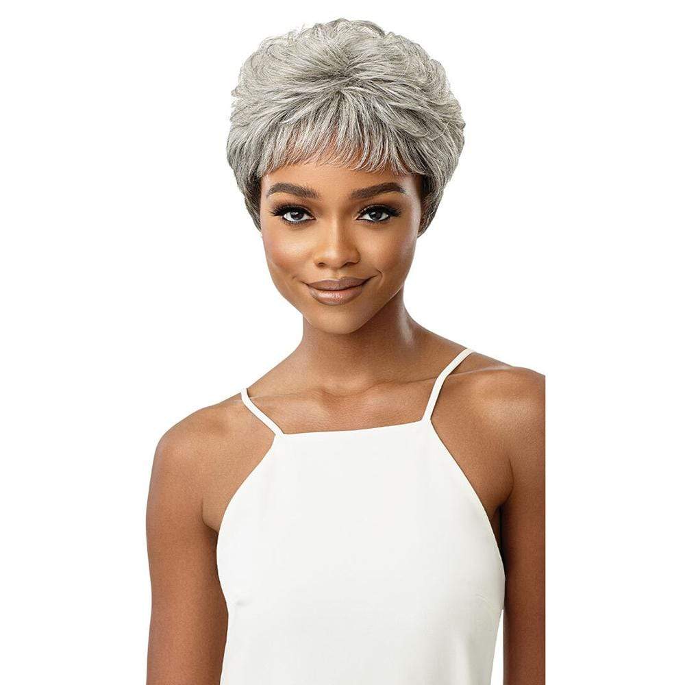 Outre Fab & Fly Human Hair Gray Glamour Wig - Theodora