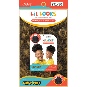 Outre Lil Looks Drawstring Ponytail - Coily Puff