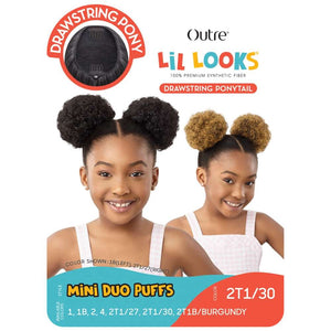 Outre Lil Looks Drawstring Ponytail - Mini Duo Puffs