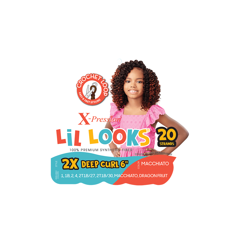 Outre Lil Looks X-Pression Crochet Hair - 2x Deep Curl 6