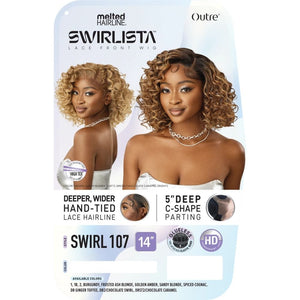 Outre Melted Hairline Swirlista HD Lace Front Wig - Swirl 107