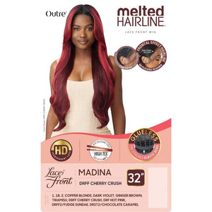 Outre Melted Hairline Synthetic Lace Front Wig - Madina