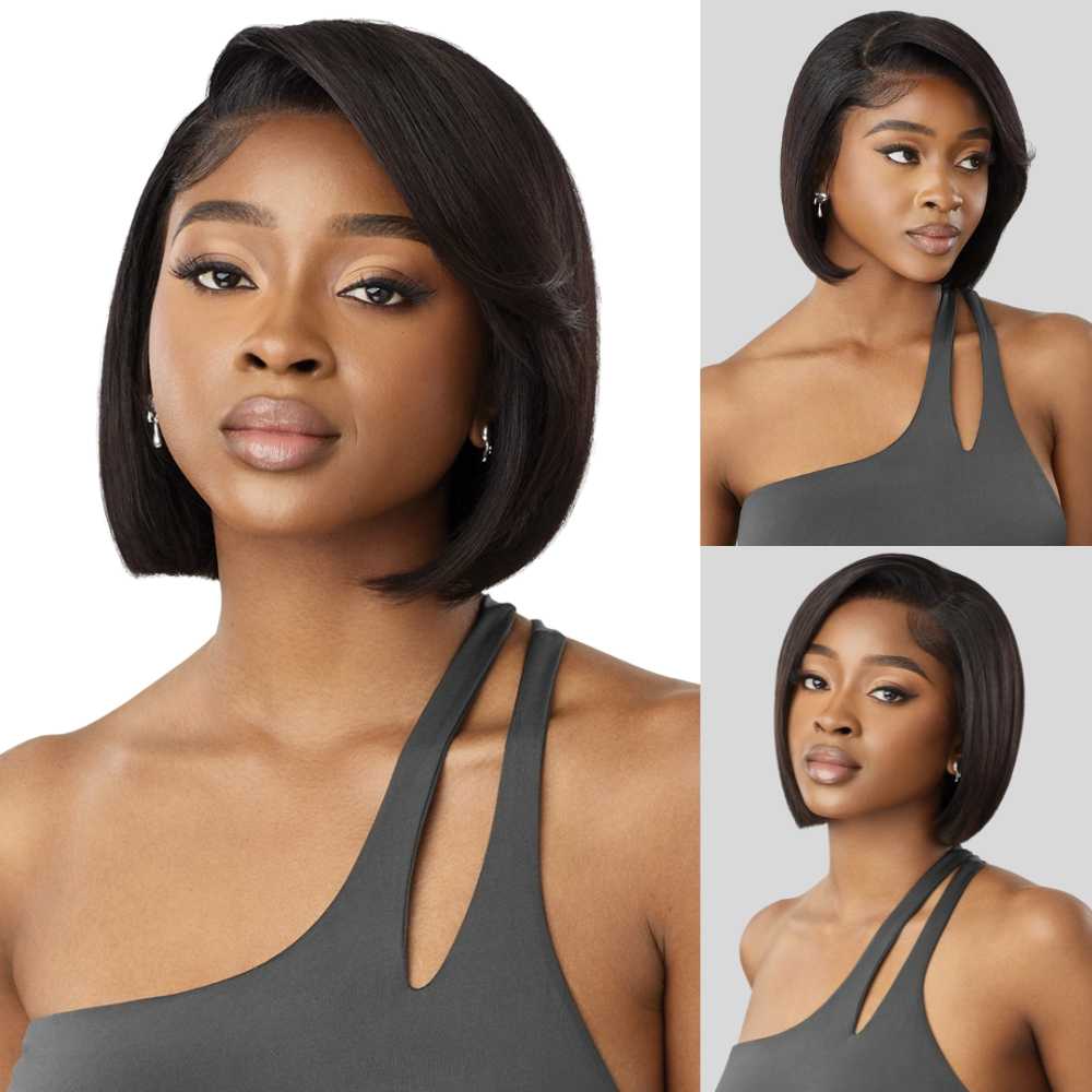 Outre MyTresses Black Label 13X4 Lace Frontal Wig: HH-VIRGIN STRAIGHT BOB 10"