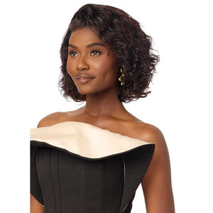 Outre MyTresses Black Label Human Hair Lace Front Wig - HH Virgin Wavy Bob 12"