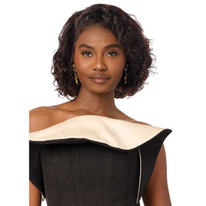 Outre MyTresses Black Label Human Hair Lace Front Wig - HH Virgin Wavy Bob 12"