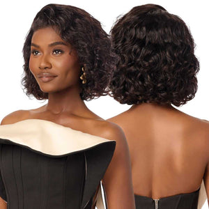 Outre MyTresses Black Label Human Hair Lace Front Wig - HH Virgin Wavy Bob 12"