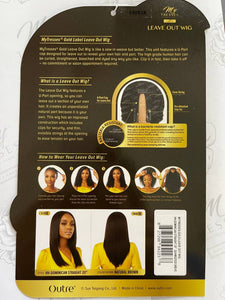 Outre MyTresses Human Hair Leave Out U-Part Wig - Dominican Straight 20"