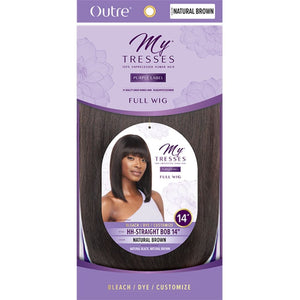Outre MyTresses Purple Label Human Hair Wig - Straight Bob 14"