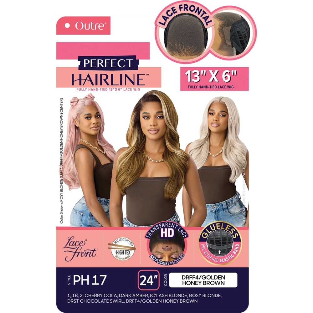 Outre Perfect Hairline Fully Hand-Tied 13X6 Lace Frontal Wig - PH 17
