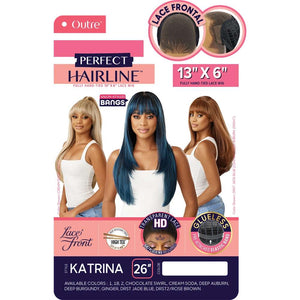 Outre Perfect Hairline Salon Styled Bangs 13X6 Lace Frontal Wig - Katrina
