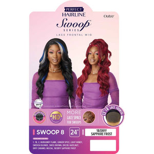 Outre Perfect Hairline Swoop Series HD Lace Front Wig - Swoop 8