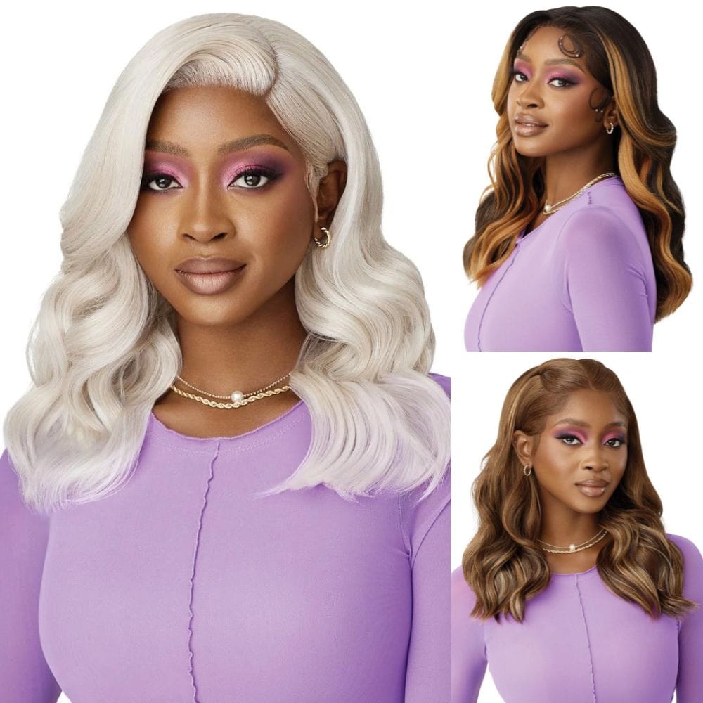 Outre Perfect Hairline Swoop Series Synthetic Lace Front Wig - Swoop 4