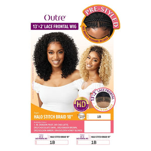 Outre Pre-Styled 13x2 Lace Frontal Wig - Halo Stitch Braid 18"