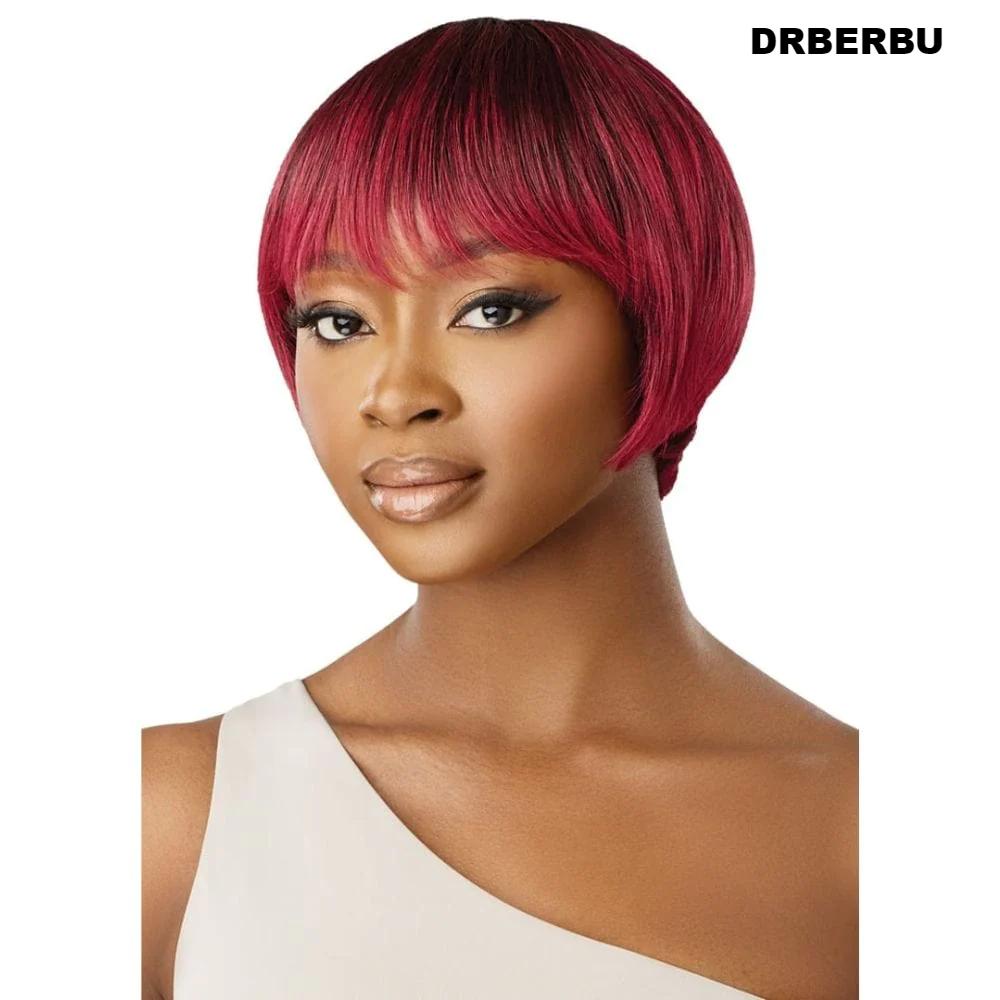 ★激安★高級人毛100％★Wigs2you☆ショートカール*HT-007 Outre Premium Duby 100% Human Hair Wig - HH-Corinna