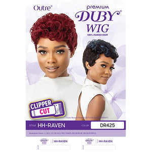 Outre Premium Duby 100% Human Hair Wig - Raven