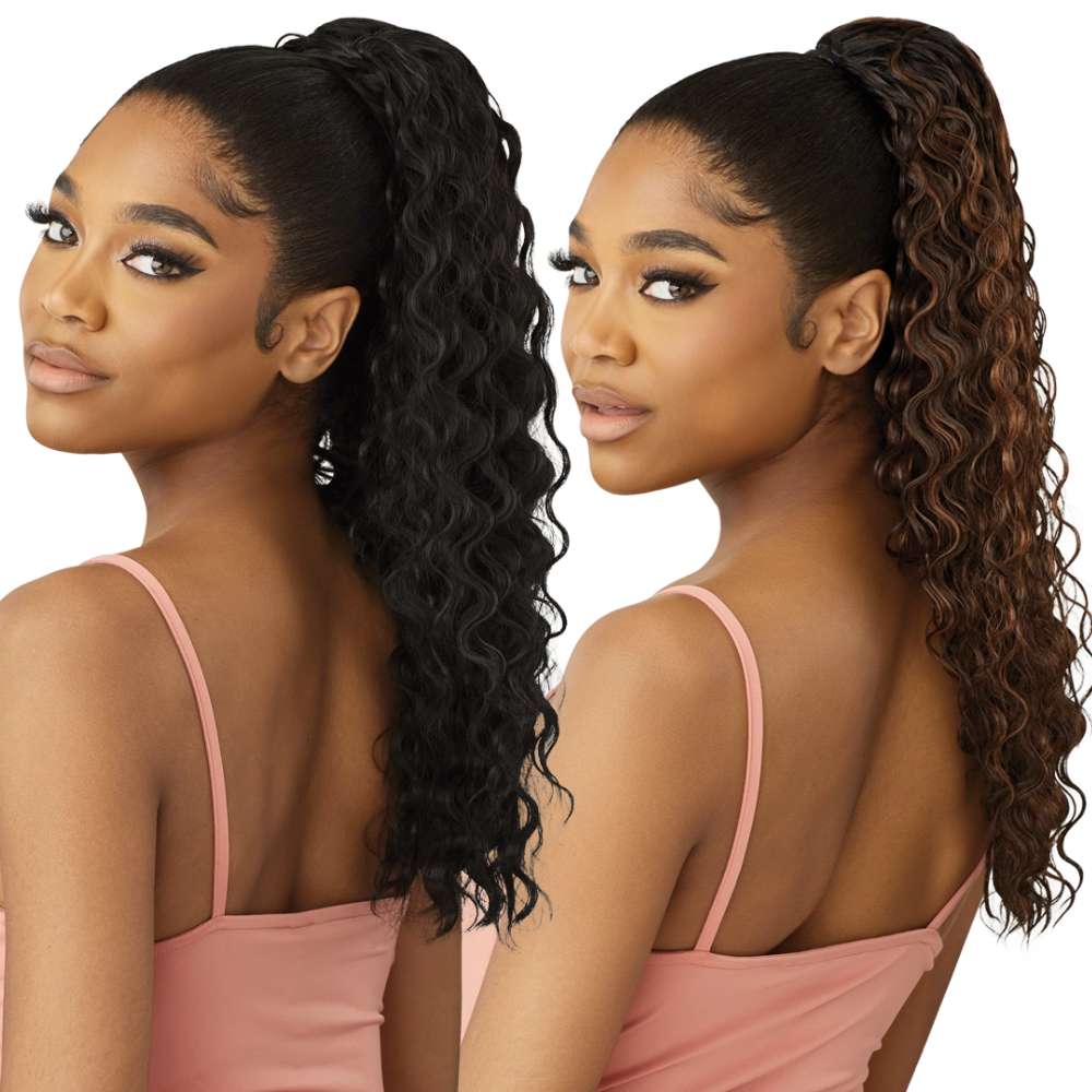 Outre Pretty Quick Synthetic Drawstring Ponytail - Kina