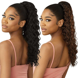 Outre Pretty Quick Synthetic Drawstring Ponytail - Kina