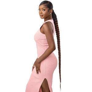 Outre Pretty Quick Wrap Ponytail - Natural Braided Ponytail 42"