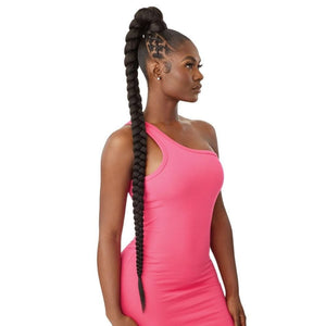 Outre Pretty Quick Wrap Ponytail - Natural Braided Ponytail 42"