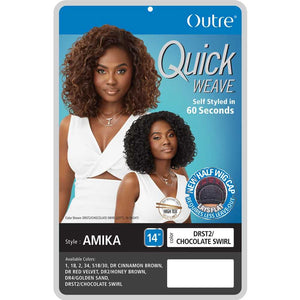 Outre Quick Weave Synthetic Half Wig - Amika