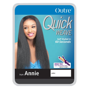 Outre Quick Weave Synthetic Half Wig - Annie