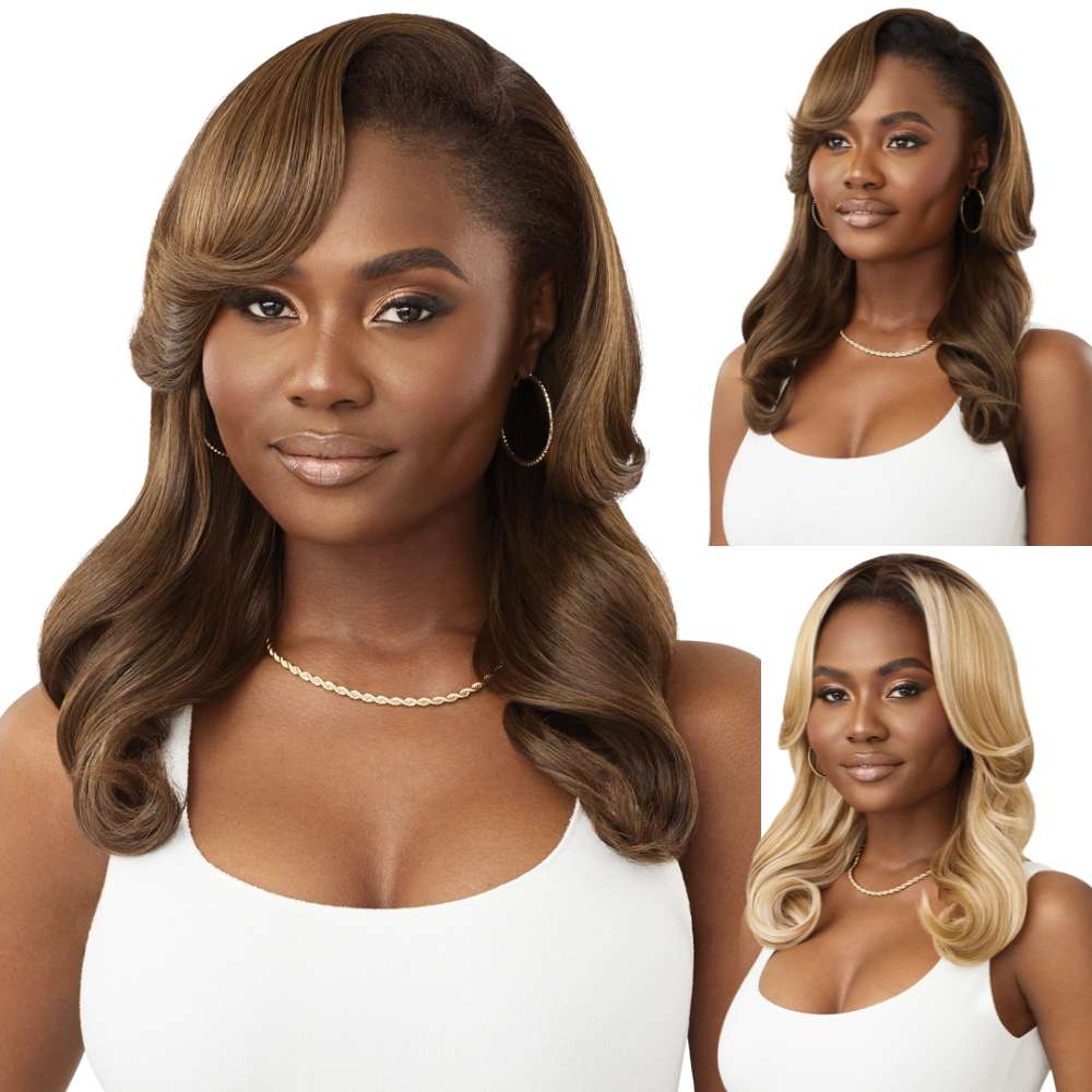 Outre Quick Weave Synthetic Half Wig - Febbie