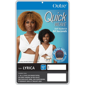 Outre Quick Weave Synthetic Half Wig - Lyrica